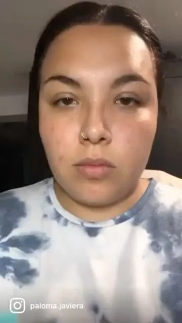 La mitad sin maquillar